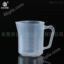 加厚优质500ml量杯 500毫升塑料有耳量杯量筒 测量带刻度 透明容量杯