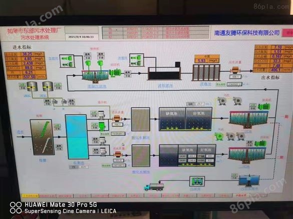 山东污水处理厂自动化控制系统 plc控制
