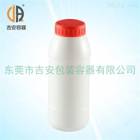 1L加大口圆瓶 1000ml毫升塑料包装化工瓶 1000g *