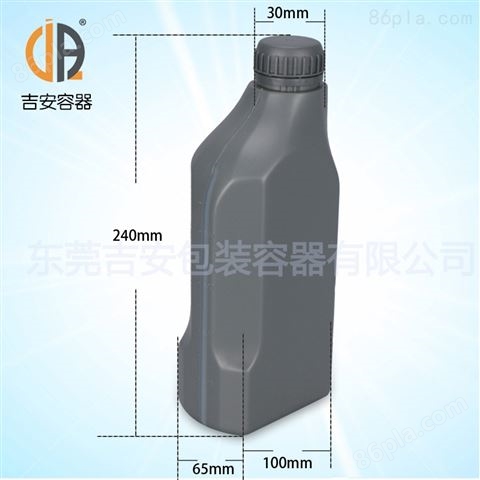 【*】1L白色带刻度机油瓶 润滑油瓶 塑料瓶 1000ML机油罐